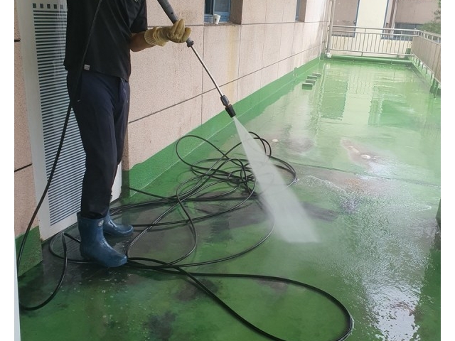 광주광역시 상가청소 건물 베란다 오염 비둘끼똥 처리 제거